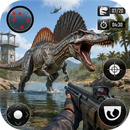 Icône de Wild Dinosaur Hunting Games 3D
