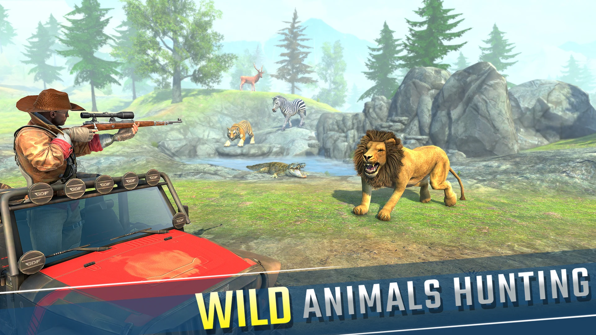 Wild Animal Hunting Games FPS screenshot