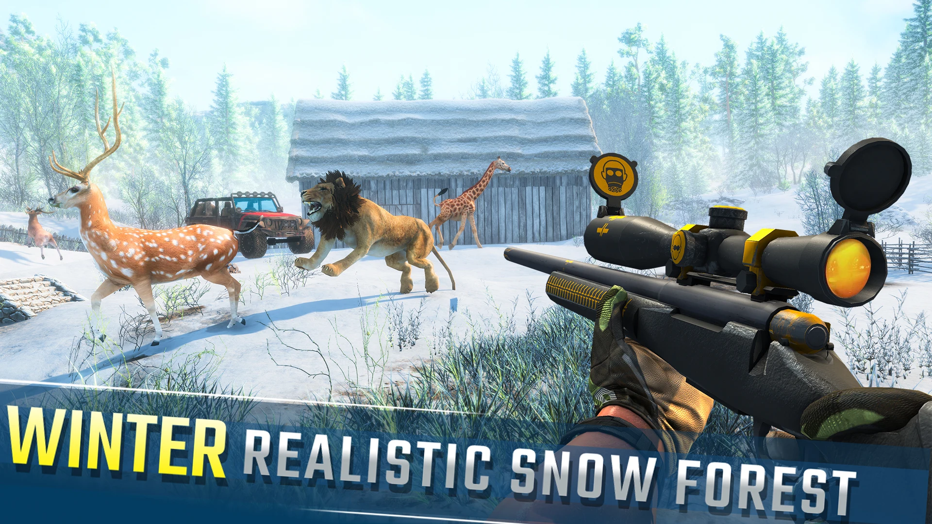 Wild Animal Hunting Games FPS screenshot