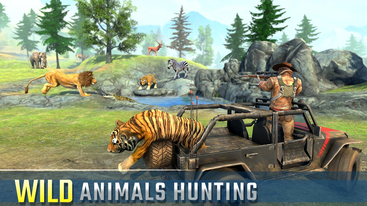 Wild Animal Hunting Games FPS screenshot